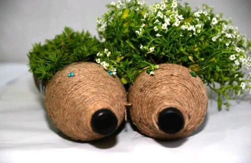 Сделай декор ежика из пластиковой бутылки: простая мастер-класс 28