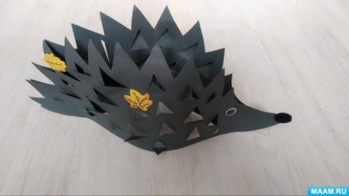 Как сделать лицо и морду ежа. Мастер-класс по изготовлению театральной шапочки из картона «Еж»