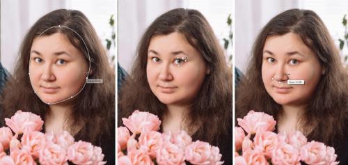 Как добавить дополнительные детали, например, глаза или нос. Как использовать Пластику, чтобы результат выглядел естественно