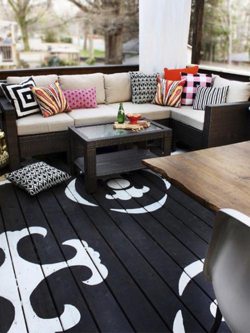 Деревянный пол рисунок. Как создать узоры на полу: креативные идеи окрашивания и 42 примера