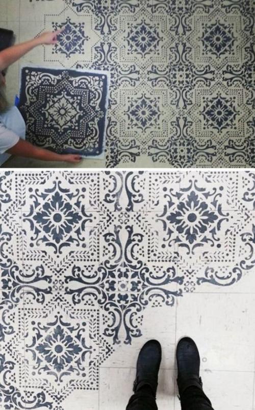 Деревянный пол рисунок. Как создать узоры на полу: креативные идеи окрашивания и 42 примера