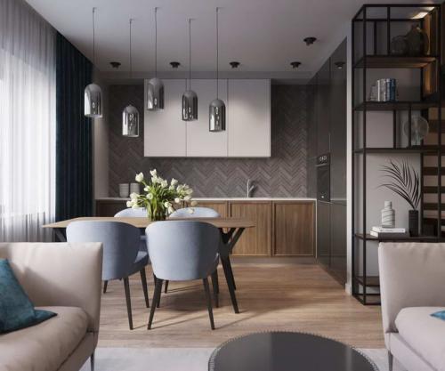 Все варианты угловых кухонь 2022. Угловая кухня — особенности и тренды 2022 года 07