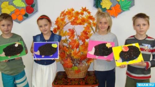 Как сделать ёжика вместе с детьми: поделка для всей семьи. Мастер-класс для детей «Семейство ёжиков»