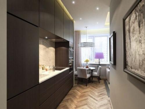 Кухня в хрущевке длиной 2-2,5 метра. 100 лучших идей для ремонта кухни в хрущевке 25 Кухня в хрущевке длиной 2-2,5 метра. 100 лучших идей для ремонта кухни в хрущевке 25