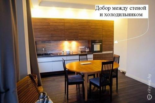 Прямые кухни длиной 2-2,5 метра. Особенности дизайна прямой кухни + 120 идей оформления в фото 12