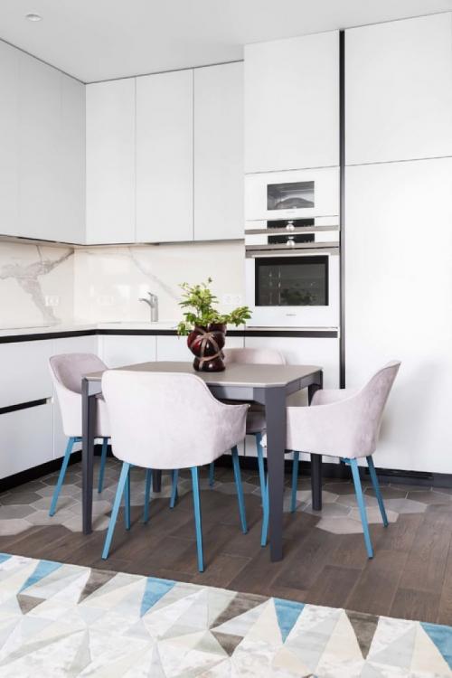 Прямые кухни длиной 2-2,5 метра. Особенности дизайна прямой кухни + 120 идей оформления в фото 27