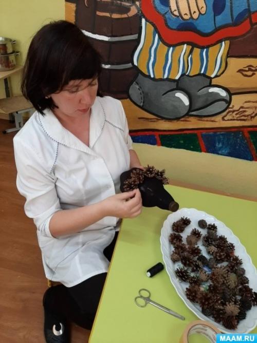 Какие основные шаги в создании ёжика из бутылки. Совместный мастер-класс по изготовлению поделки из шишек и пластиковой бутылки «Ежик на лесной полянке»