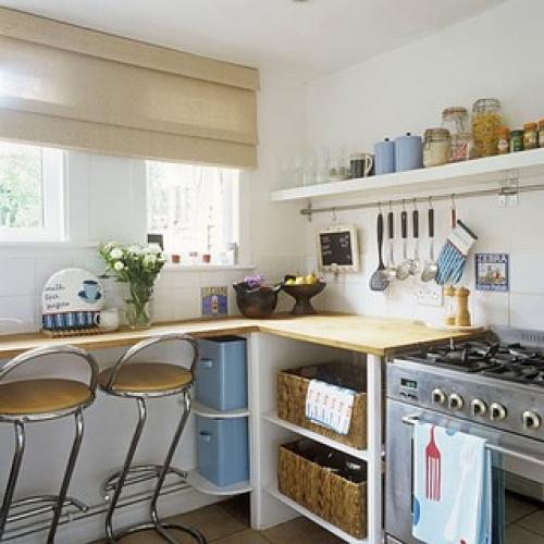 Кухня шириной 2,5 метра. При ширине менее 2 метров