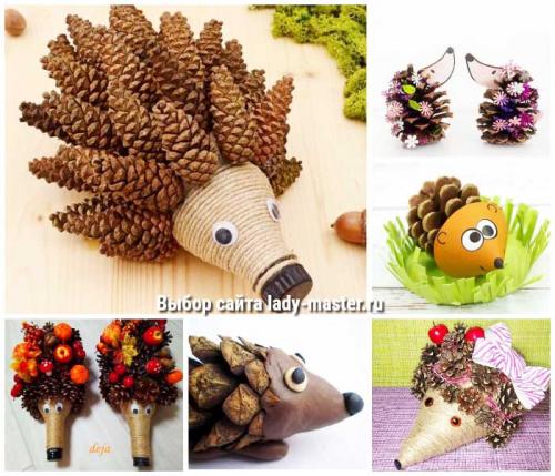 Какие материалы безопасны для детей при создании ёжика. Ежик из еловых и сосновых шишек —, как сделать поделку в детский сад или школу. Мастер-классы и идеи