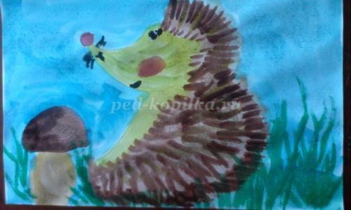 Как сделать ежика для сада из пластиковых бутылок своими руками 14