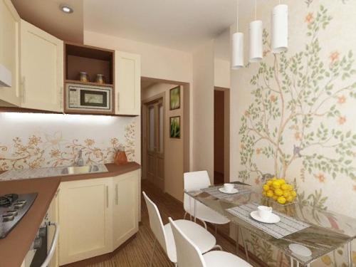 Кухонный гарнитур для маленькой кухни 5 кв м. Дизайн маленькой кухни 5 кв. м: выбор стиля и советы по дизайн