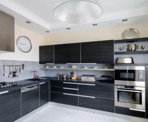 Кухонный гарнитур угловой. Угловые кухни (150 фото)