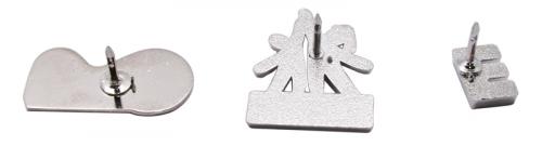 Как крепить иголки к бутылке, чтобы они надежно держались. Цанги-бабочки для значков