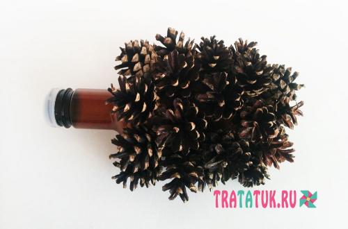 Как сделать ежика из пластиковой бутылки. Как сделать ежика из бутылки и шишек?