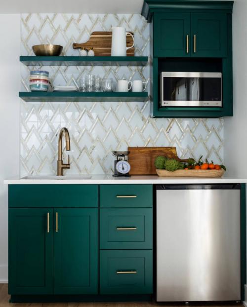 Дизайн угловой кухни с мойкой в углу и вытяжкой. Дизайн угловой кухни: 140 примеров и 10 советов дизайнера 39