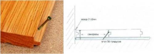 Как сделать скрытые швы при укладке половой доски. Способ крепления и крепеж