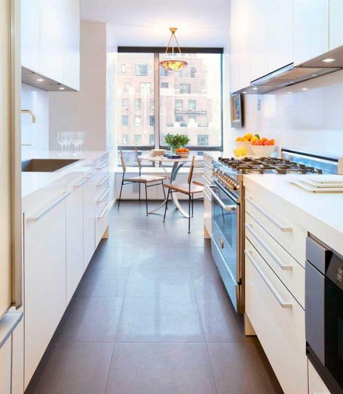 Прямой кухонный гарнитур для маленькой кухни. Кухонный гарнитур для маленькой кухни: 5 основ правильного выбора