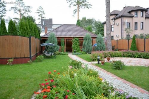 Проект участка 10 соток с домом, баней и гаражом. Оптимальное зонирование