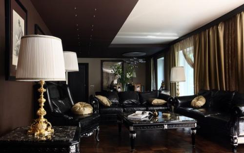 Черный цвет стен. Стоит ли выбирать черный