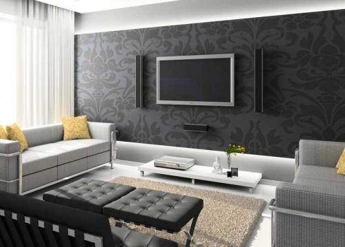 Дизайн темные обои. Как правильно комбинировать