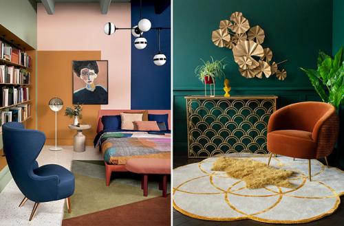 Цвет стен в гостиной 2022. Сочетание цветов в интерьере 2022