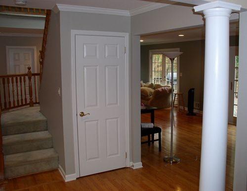 Темный пол и двери в интерьере. Идеи интерьеров, где темный пол и светлые двери