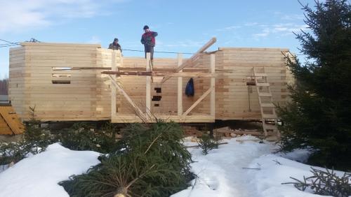 Как построить дом из профилированного бруса: пошаговая инструкция 05