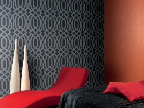 Черные обои в интерьере. Сочетание оттенков