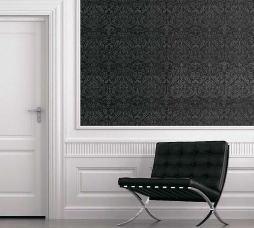 Черные обои с узорами. Черные обои — идеи дизайна и правила удачных сочетаний для создания оригинального стиля (108 фото)