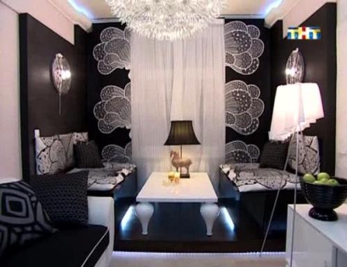 Черные обои в интерьере. Сочетание оттенков