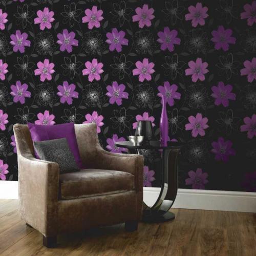 Черные обои с узорами. Черные обои — идеи дизайна и правила удачных сочетаний для создания оригинального стиля (108 фото)