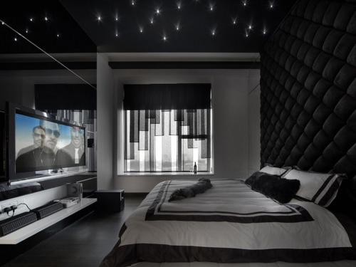 Черный цвет в интерьере спальни. Черная спальня — советы по оформлению и отделочным материалам. 125 фото популярных комбинаций