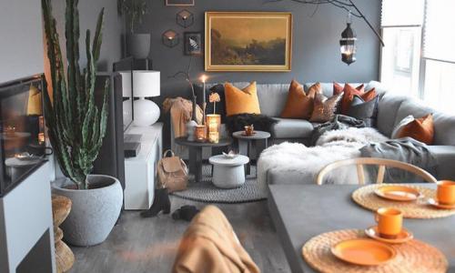 Мебель в интерьере гостиной. Цвет в дизайне гостиной