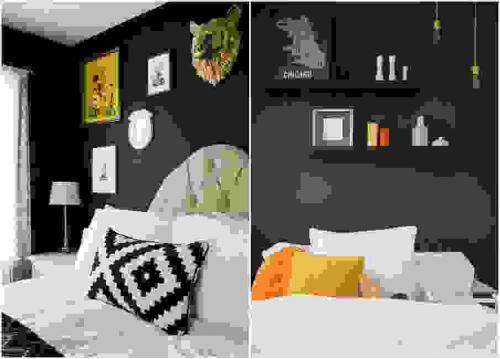 Дизайн комнаты с чёрными стенами. Чёрный цвет в интерьере - характеристика цвета, варианты применения, сочетания (80+ фото) 33