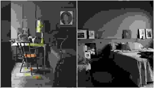 Дизайн комнаты с чёрными стенами. Чёрный цвет в интерьере - характеристика цвета, варианты применения, сочетания (80+ фото) 28