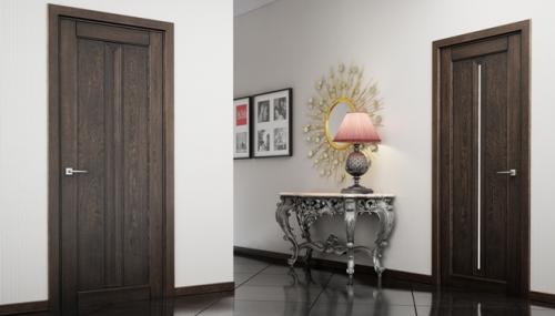 Темные двери в интерьере. Темные оттенки дверей в интерьере