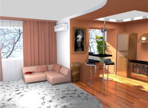 Дизайн однокомнатной квартиры 36 кв.м с ребенком. Как из однокомнатной квартиры сделать двухкомнатную