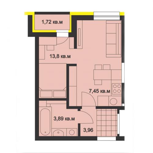 Детская зона в однокомнатной квартире. Общие правила обустройства квартиры с детской 06