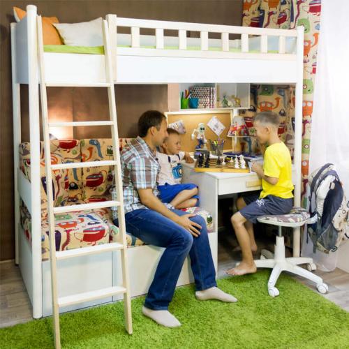 Детская зона в однокомнатной квартире. Общие правила обустройства квартиры с детской 05