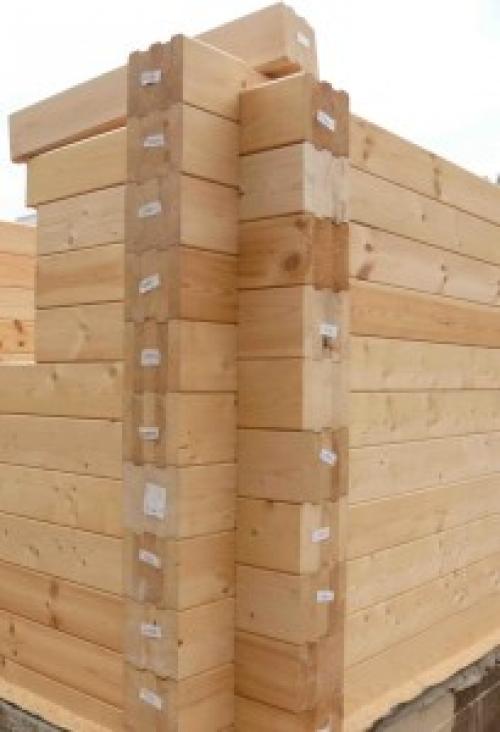 Как правильно просушить клееный брус после склеивания. Сборка дома