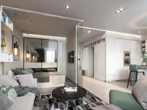 40 кв дизайн однокомнатной квартиры. Дизайн квартиры 40 кв. м. —, как разделить однокомнатную квартиру на две зоны? Обзор самых интересных уютных проектов, 120 фото