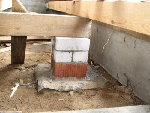 Черновой пол на лагах своими руками. Установка лаг