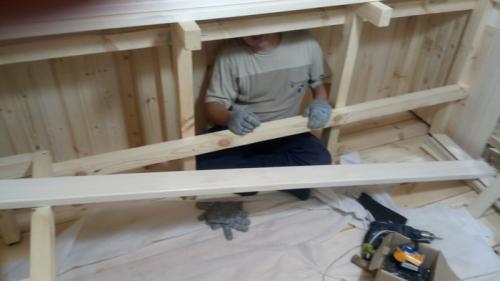 Бюджетная баня из бруса своими руками. Отличная бюджетная баня 6*4 всего за месяц своими руками.