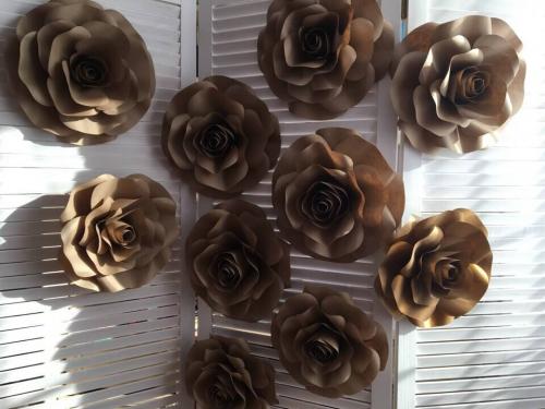 Цветы из бумаги шаблоны своими руками. Цветы из бумаги со схемами и шаблонами для вырезания 19