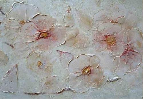 Как и чем нарисовать цветы на стене. Разновидности трафаретов 05