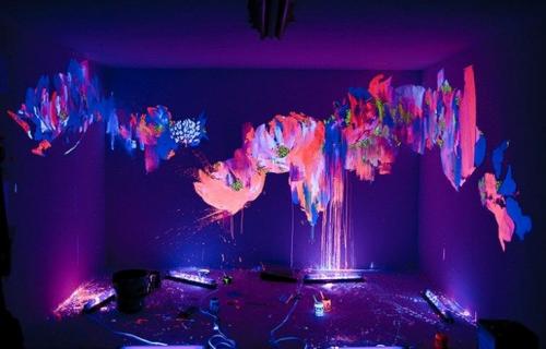 Рисунок на стене своими руками. (+54 фото) Рисунки на стене в квартире своими руками