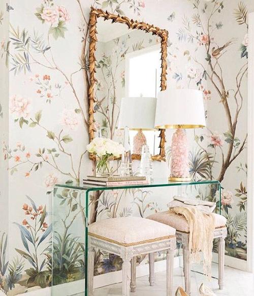 Обои с цветочными рисунками и принтами. Обои в цветочек: аспекты использования 01 Обои с цветочными рисунками и принтами. Обои в цветочек: аспекты использования 01