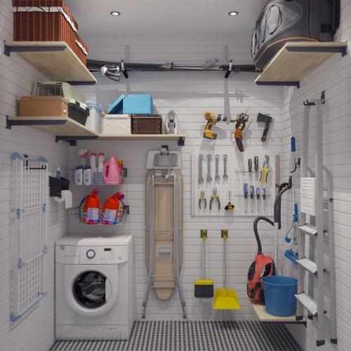 Какие преимущества имеет шкаф для швабры и ведра по сравнению с другими видами стеллажей. Наполнение хозяйственного шкафа