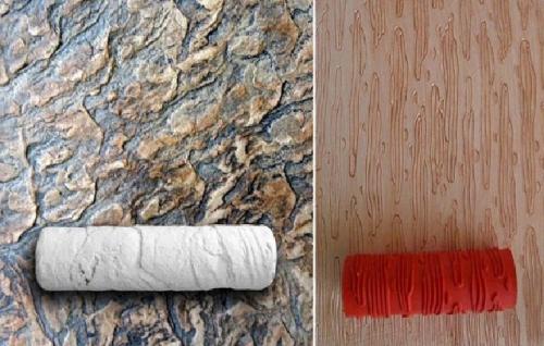 Приспособление для нанесения рисунка на стену это. Виды валиков для декоративной штукатурки