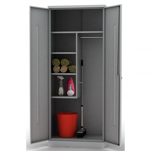 Какие материалы используются для изготовления шкафов для уборочного инвентаря. Внутреннее оснащение и функции